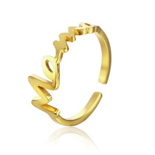 Подарки на день матери 2020 из нержавеющей стали для женщин с буквой алфавита золотые манжеты кольцо подарок на день матери для мамы